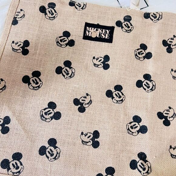 Disney Mickey Mouse Large Reusable Beach Bag Shopping Tote Sholder Bag - Picture 3 of 4